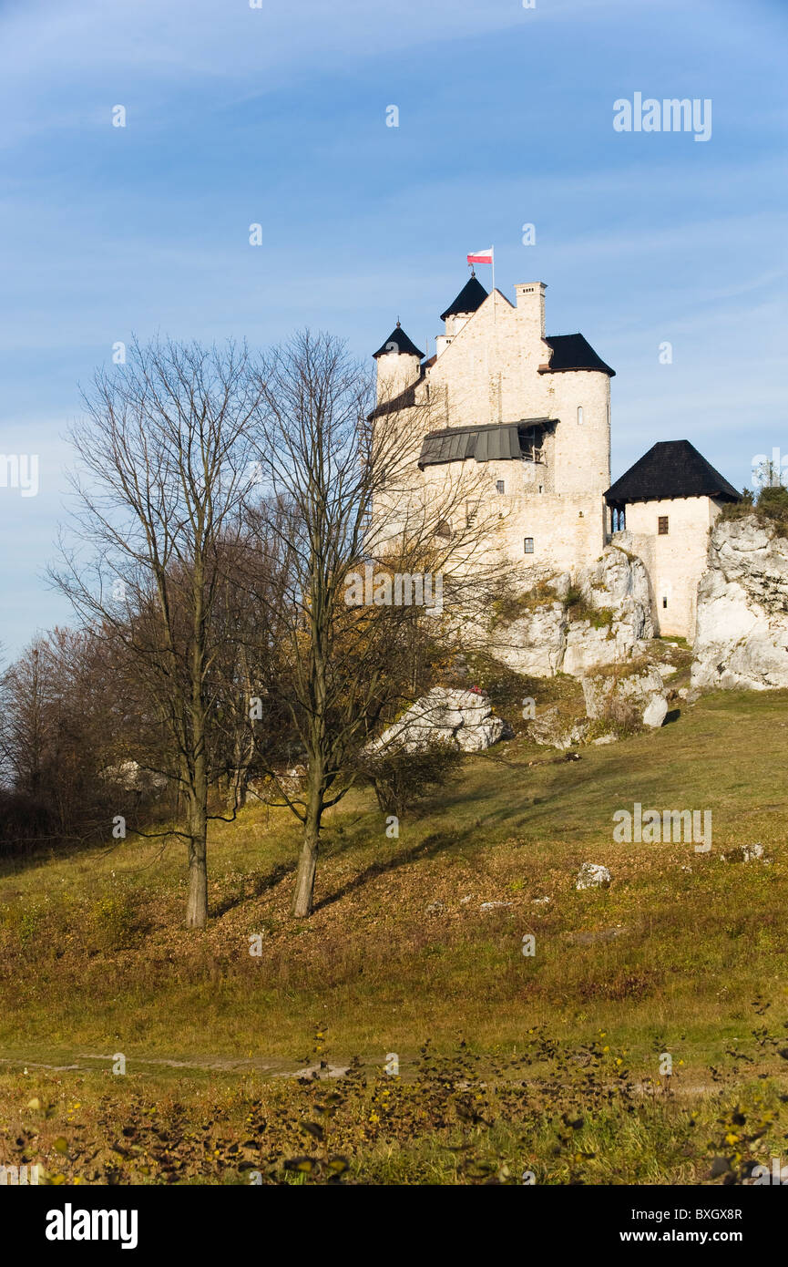 Bobolice Schloss (14. Jh.), Schlesische Voiodeship, Polen Stockfoto