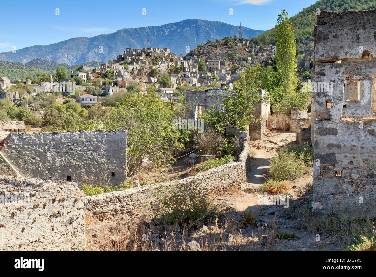 Türkei-Kya Koy Dorf Stockfoto