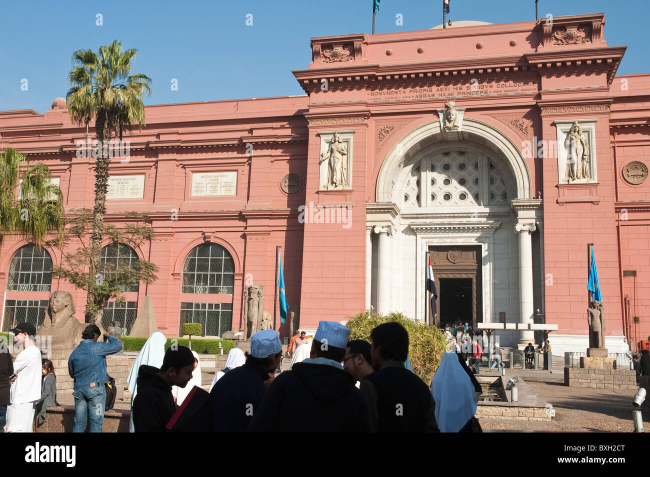 Ägypten, Kairo. Das ägyptische Museum (Museum für ägyptische Altertümer). Stockfoto