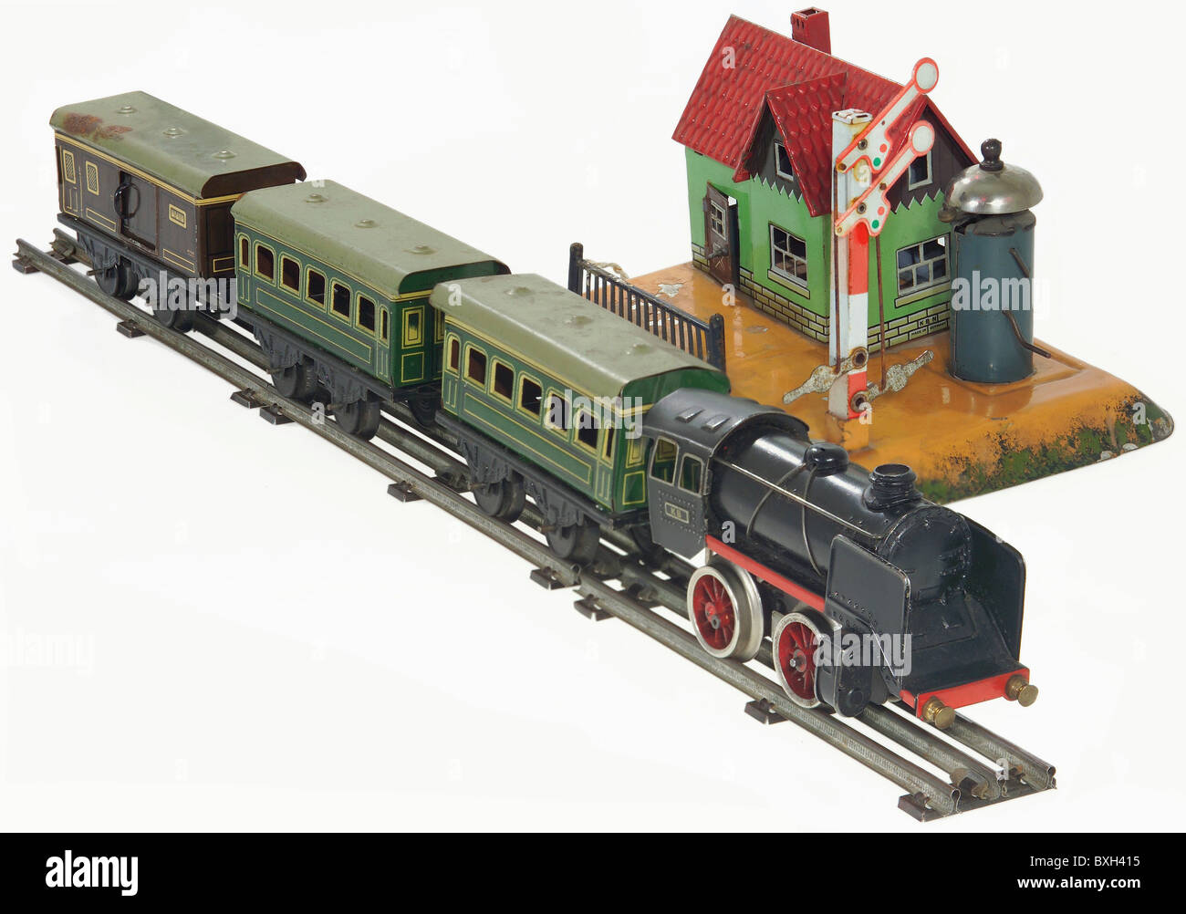 Spielzeug, Modelleisenbahn, Dampfeisenbahn, Märklin, Deutschland, um 1930er  Jahre, zusätzliche-Rights-Clearences-nicht verfügbar Stockfotografie - Alamy