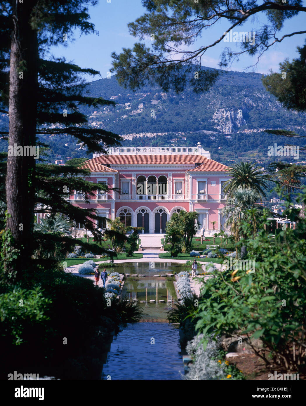 Villa Ephrussi de Rothschild Villa, Cap Ferrat, Alpes Maritime, Frankreich Stockfoto
