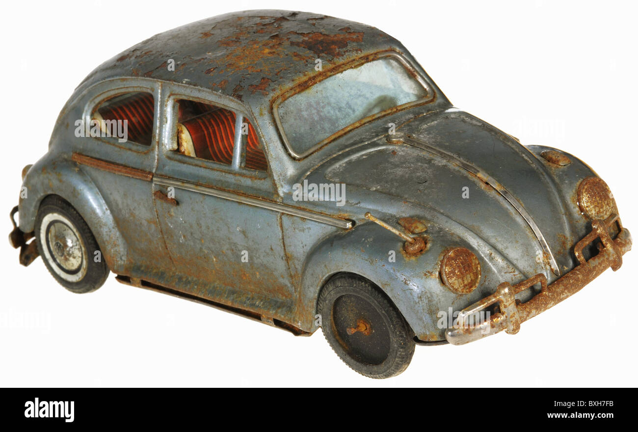 Spielzeug, Spielzeugautos, VW Käfer, Deutschland, um 1959, Zusatz-Rechte-Clearenzen-nicht verfügbar Stockfoto