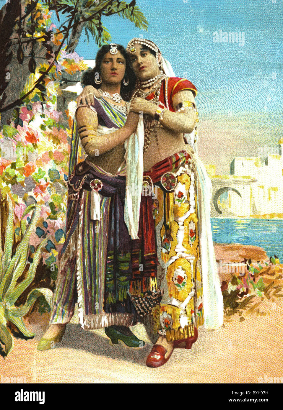 Personen, Frauen, Orientalische, zwei Frauen in traditioneller