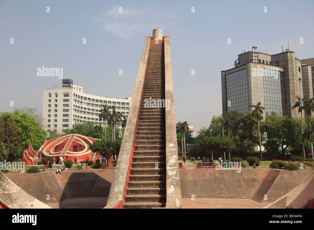 Jantar Mantar, Sternwarte, Delhi, Uttar Pradesh, Indien Stockfoto