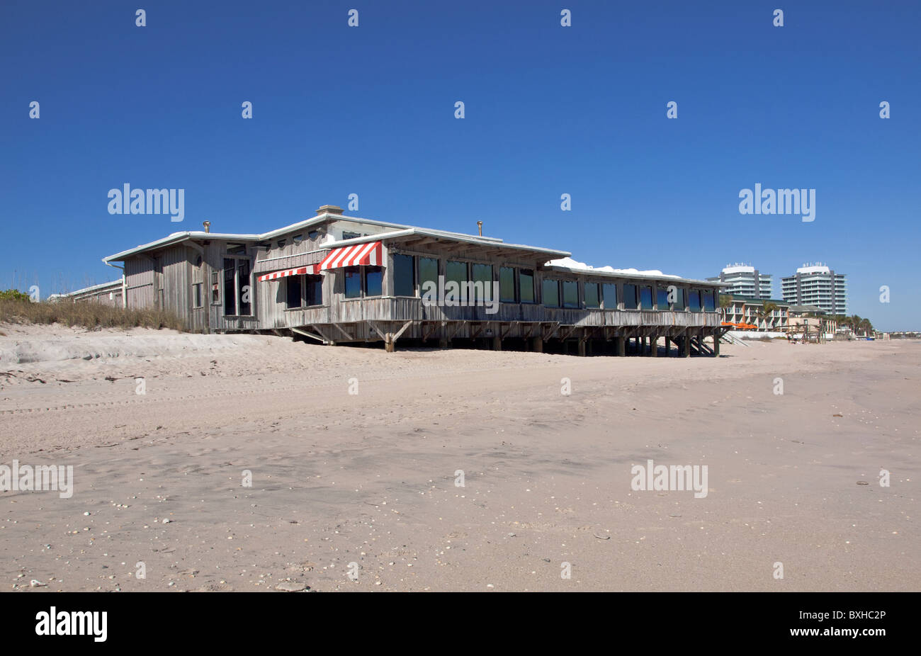 Die Ocean Grill in Vero Beach ist Teil von The Treasure Coast am Atlantischen Ozean in Florida Stockfoto