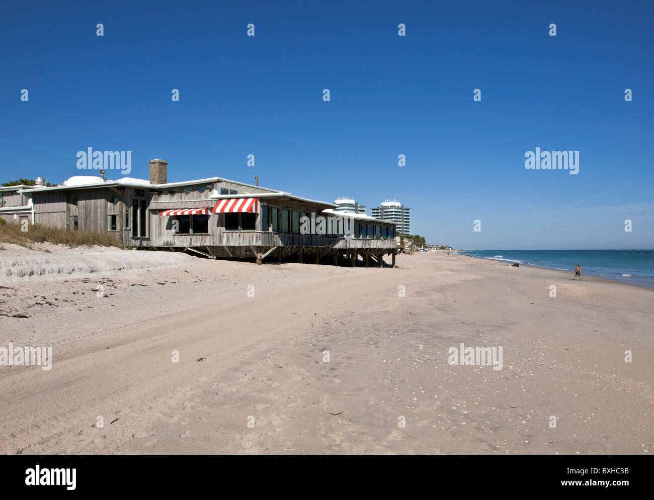 Die Ocean Grill in Vero Beach ist Teil von The Treasure Coast am Atlantischen Ozean in Florida Stockfoto