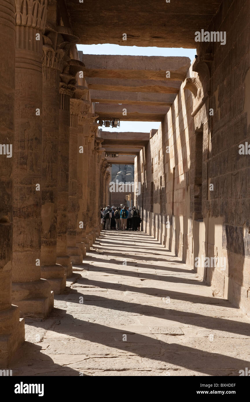 Ägypten, Aswan. Philae Tempel Assuan. Stockfoto