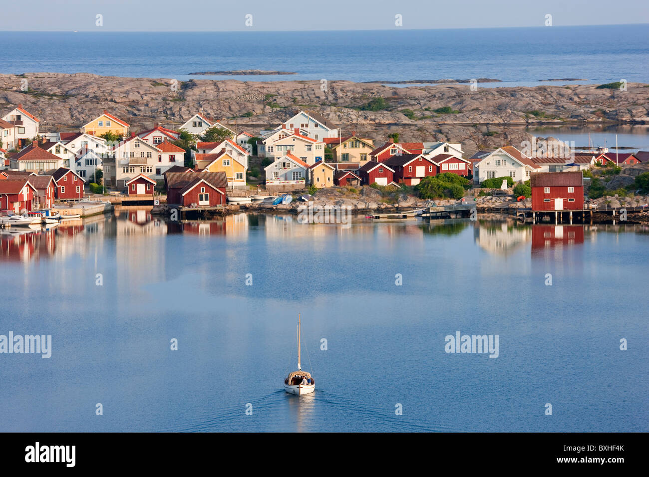 Smogen, Bohuslan Coast, Schweden Stockfoto