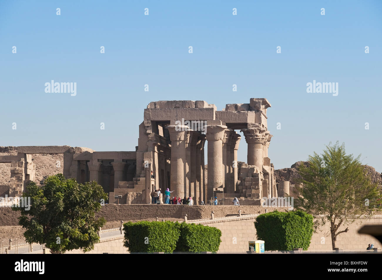 Ägypten, Kom Ombo. Tempel von Kom Ombo. Stockfoto