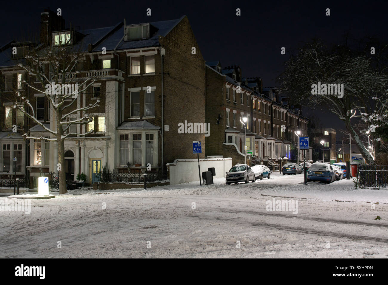 Viktorianischen Reihenhaus Häuser - Lady Margaret Road NW5 - Camden - London Stockfoto