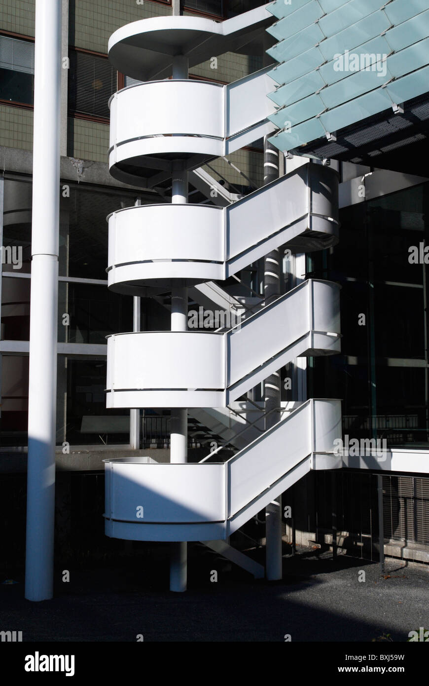 Wendeltreppe auf die Tanaka Business School Imperial College London UK Stockfoto
