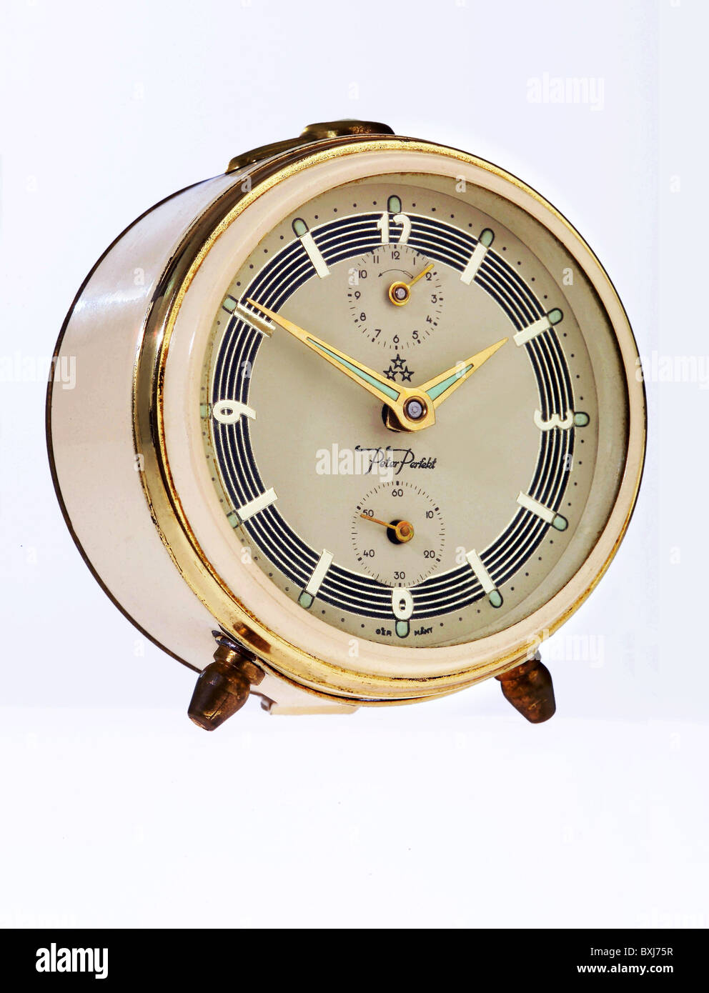 Uhren, Wecker 'Peter Perfect', Deutschland, um 1958,  zusätzliche-Rechteklärung-nicht vorhanden Stockfotografie - Alamy