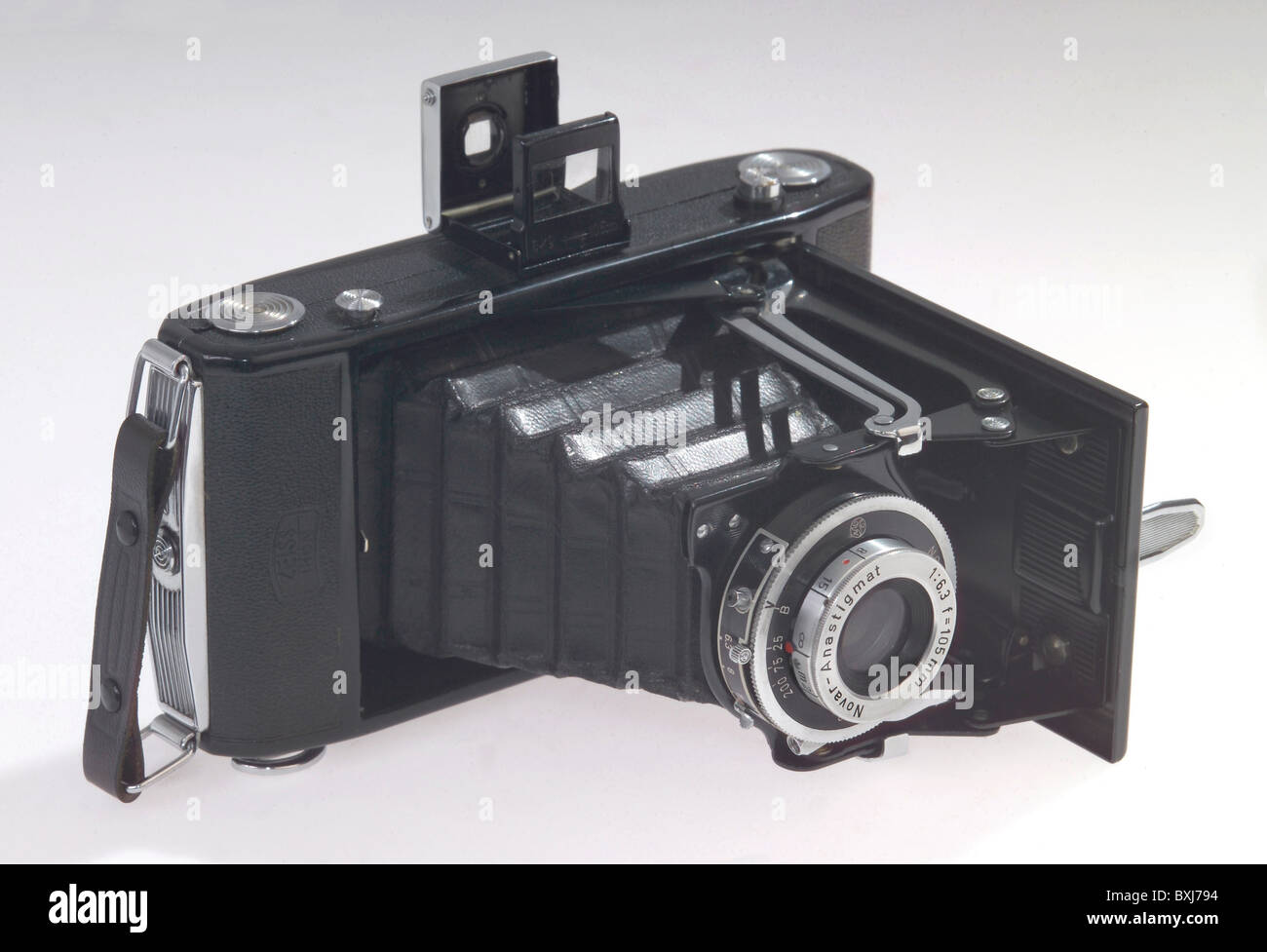 Fotografie, Kameras, Zeiss Ikon, Rollfilm, Objektiv: Novar, Anastigmat, Deutschland, um 1955, zusätzliche-Rights-Clearenzen-nicht verfügbar Stockfoto