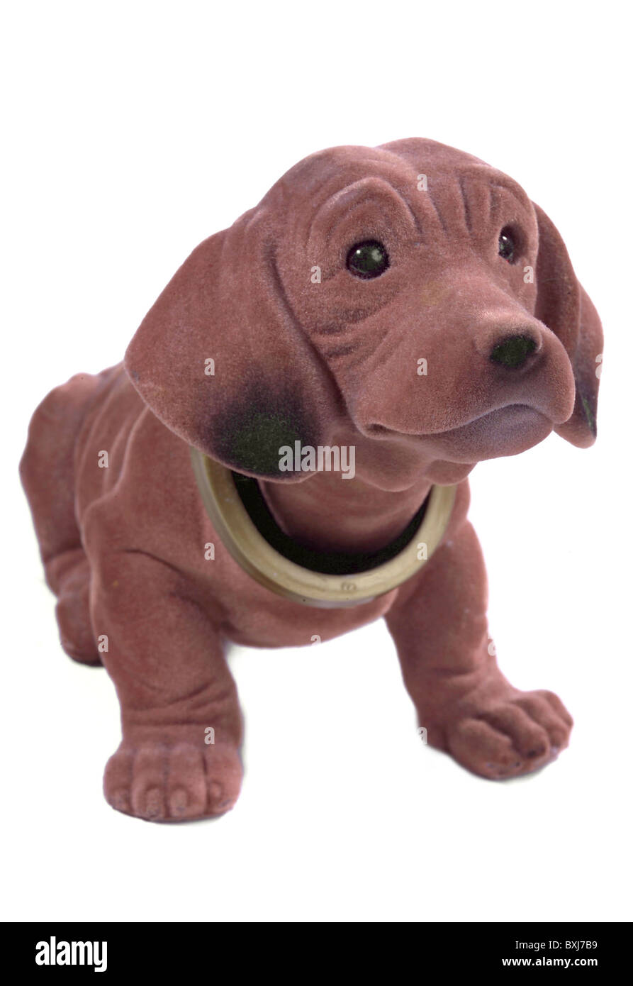 Kitsch / Souvenir, nickender Hund, Deutschland, um 1975, Zusatz-Rechteklärung-nicht vorhanden Stockfoto