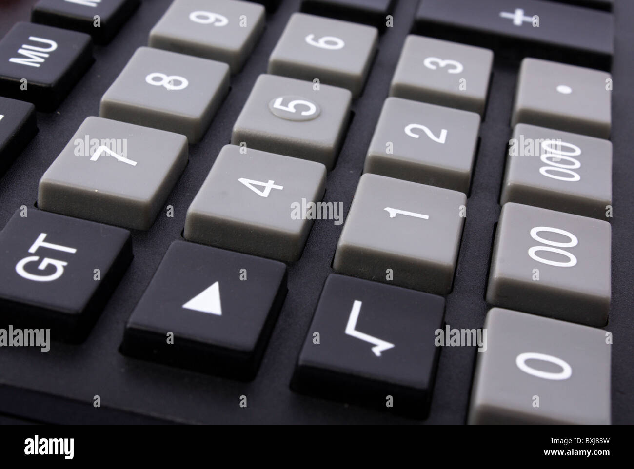 Die Tastatur des Rechners Stockfoto