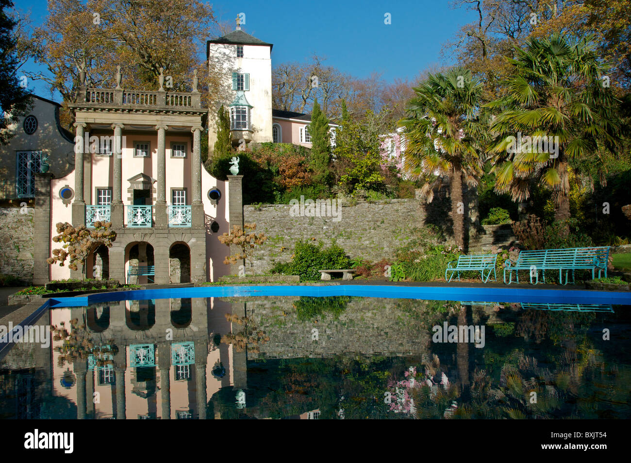 See-Portmeirion Gwynedd, Nordwales UK Stockfoto