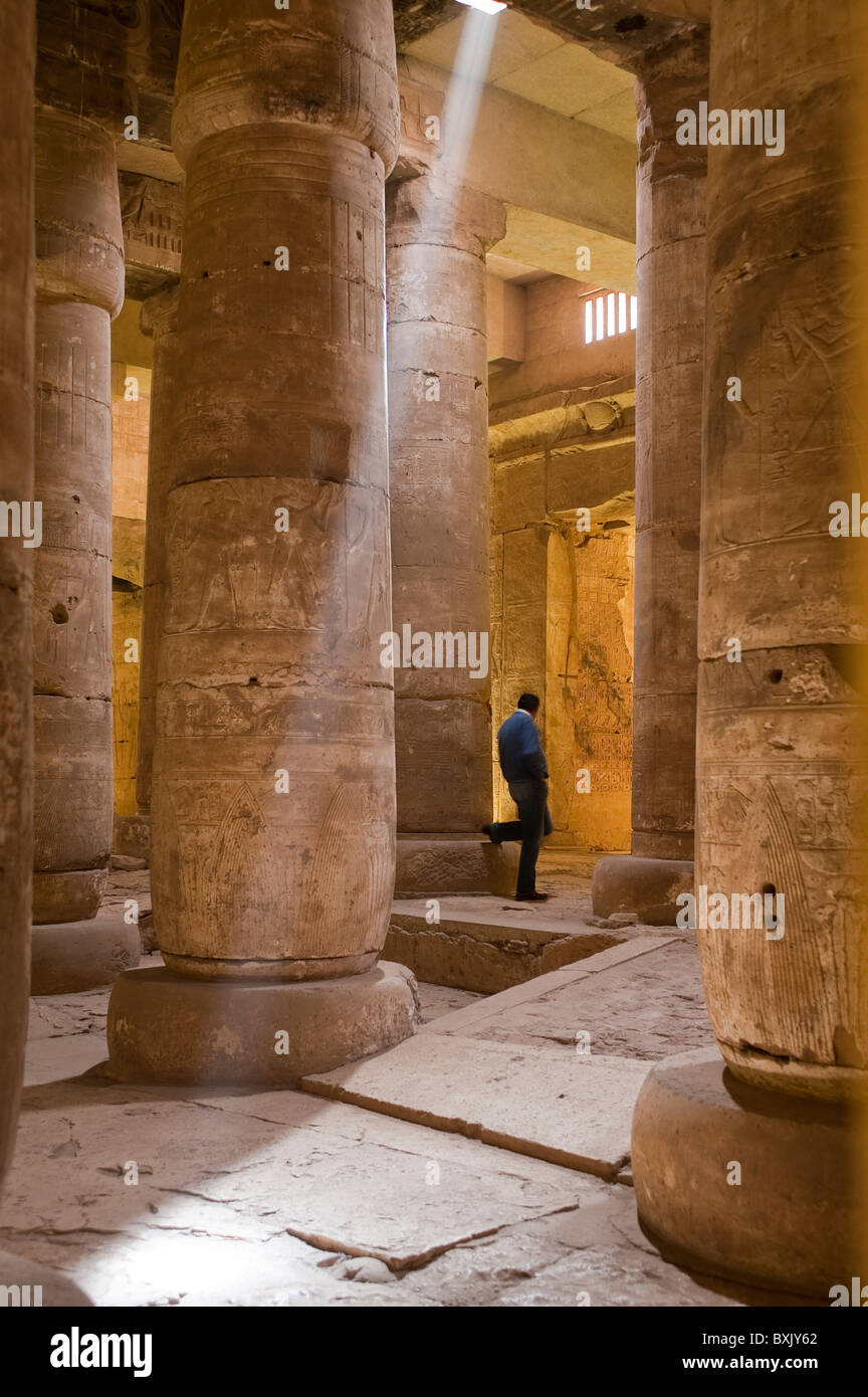 Ägypten. Tempel von Osieris (Tempel von Seti I), Abydos. Stockfoto