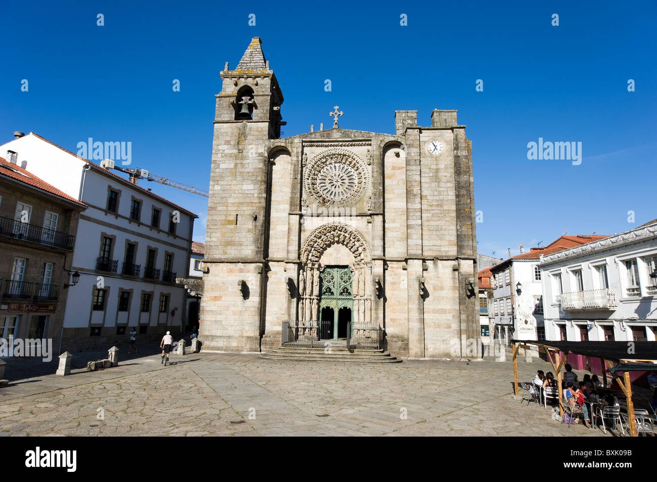 Die gotische Kirche San Martino, Noia, Galicien, Spanien Stockfoto