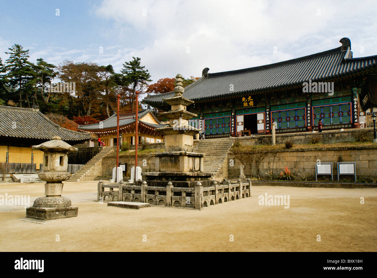 Buddhistischen Haeinsa-Tempel, Südkorea Stockfoto