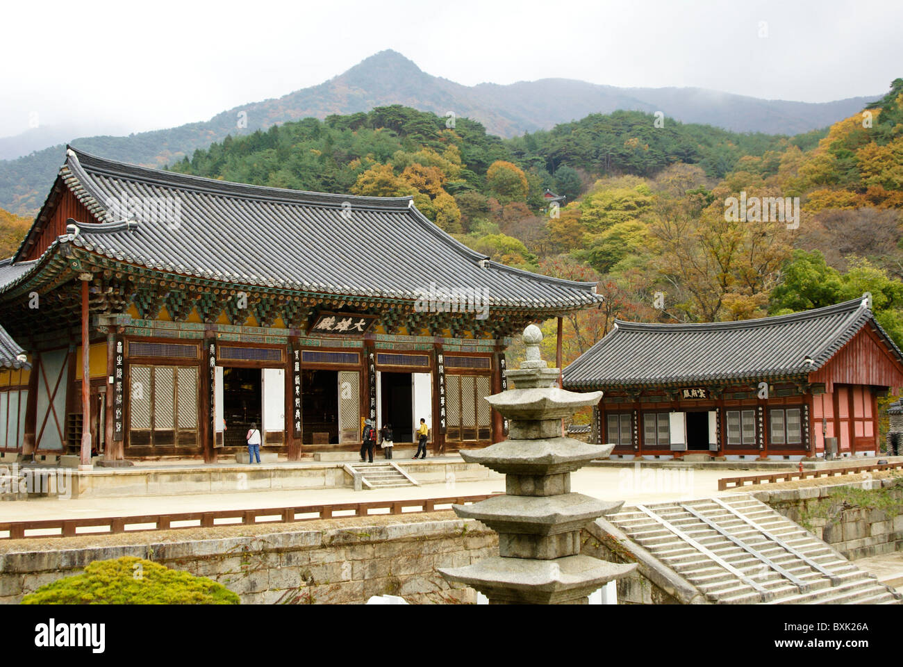 Hwaeomsa-buddhistische Tempel, Südkorea Stockfoto