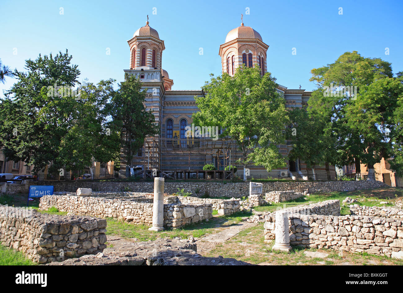 Rumänien, Constanta, orthodoxe Kathedrale Stockfoto