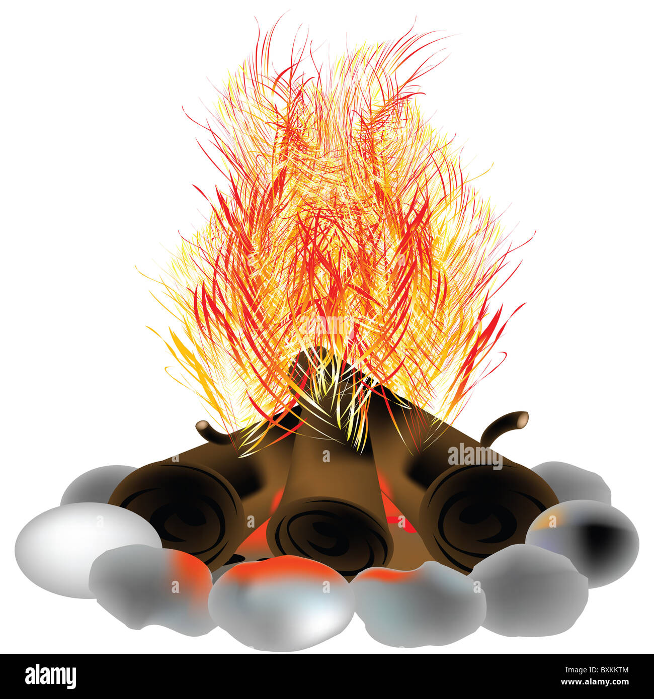 Feuer flamme zeichen symbol Ausgeschnittene Stockfotos und -bilder - Alamy