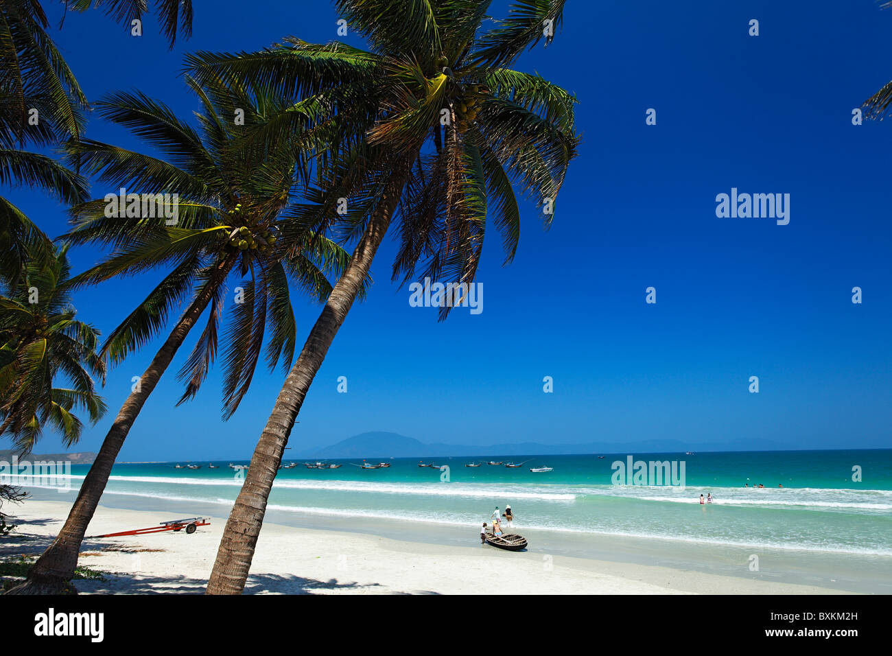 Ha Strand Doc Let Khánh Hòa, Strand, Nha Trang, Vietnam Stockfotografie - Alamy
