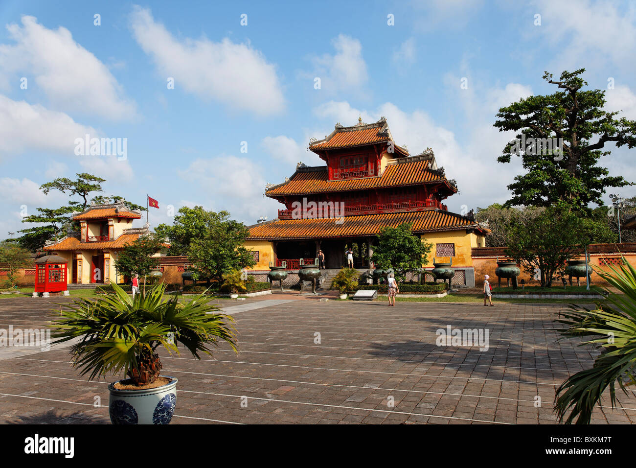 Hien Lam Pavillon (Pavillon des glorreichen kommen), Zitadelle, Kaiserstadt, Hue, Trung Bo, Vietnam Stockfoto