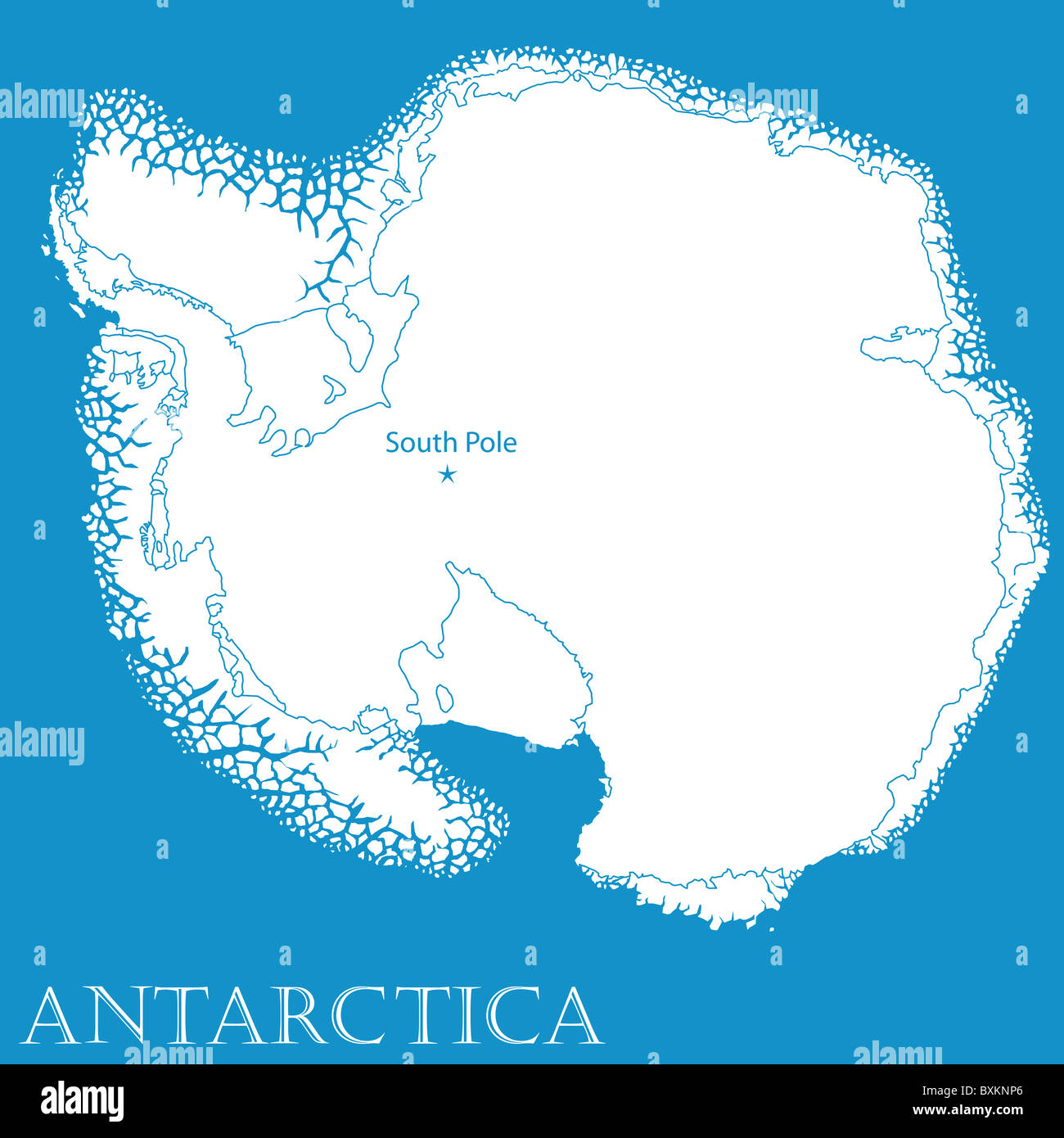 Antarktis Stockfoto