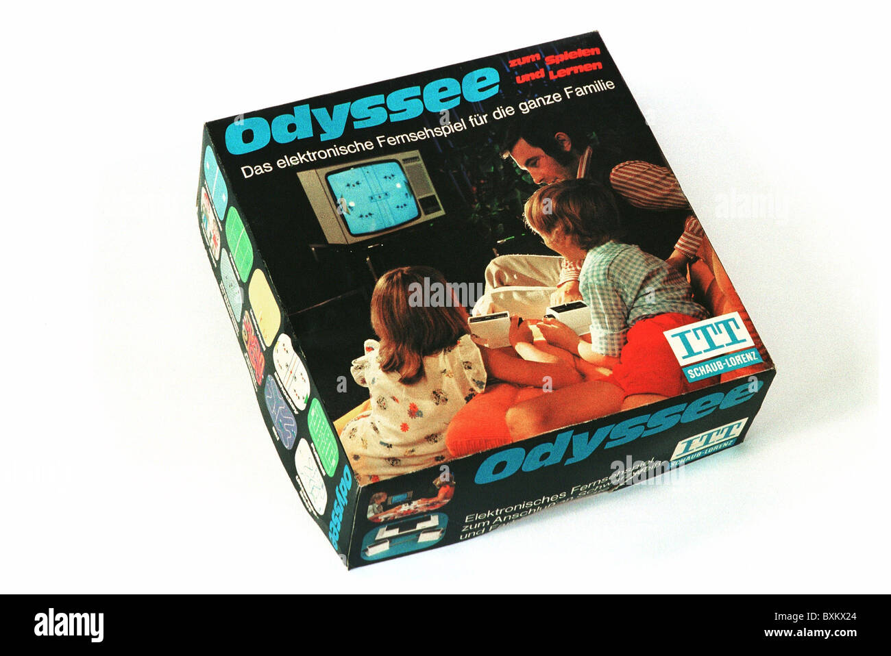 Spiele, Videospiele, 'Odyssee', das erste deutsche Videospiel, von ITT Schaub-Lorenz, Deutschland, 1973/1974, zusätzliche-Rechte-Clearences-nicht verfügbar Stockfoto