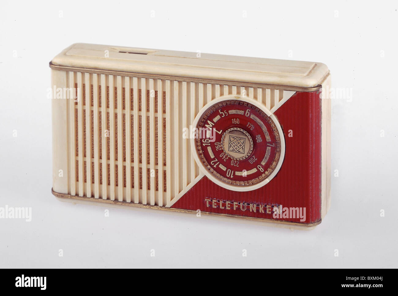 Rundfunk, Hörfunkgeräte, Transistor-Radio Telefunken Partner III, Deutschland, 1960, zusätzliche-Rights-Clearences-not available Stockfoto