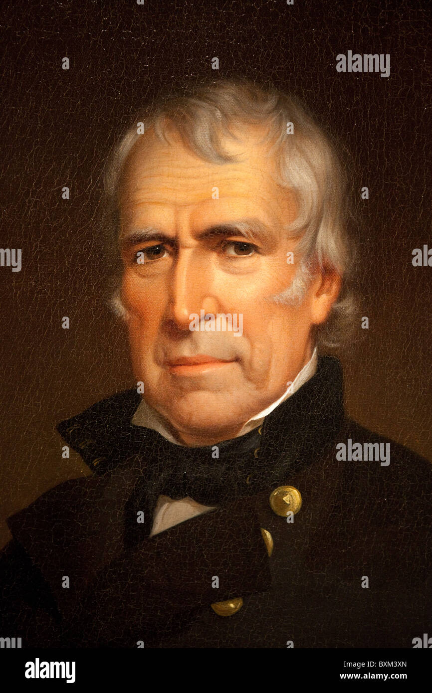 12. Präsident Zachary Taylor, James Reid Lambdin, 1848 Stockfoto