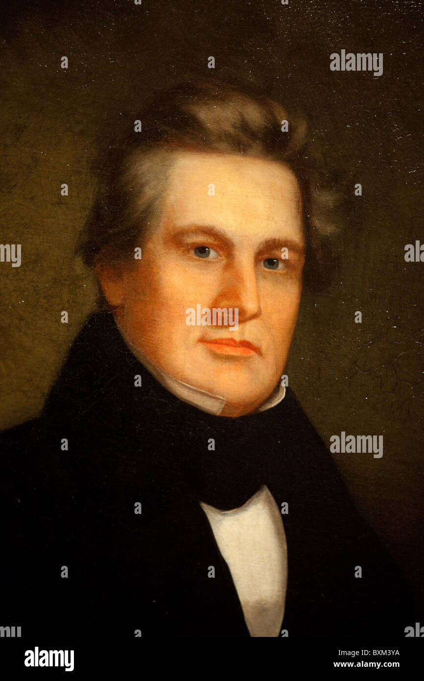 Malerei des 13. Präsident Millard Fillmore, unbekannter Maler, 1843 Stockfoto