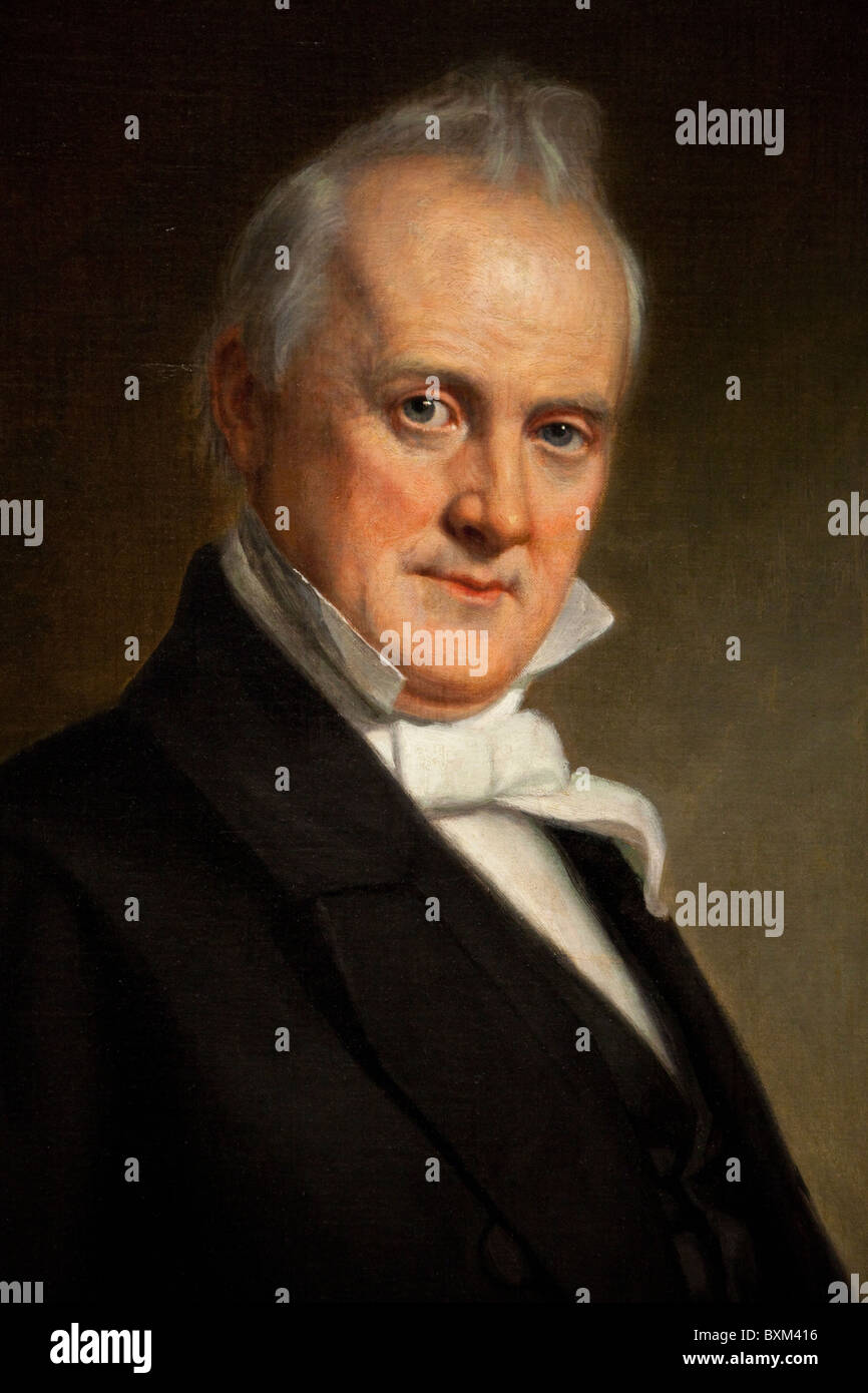 Gemälde von Präsident James Buchanan, durch George P.A. Healy Stockfoto