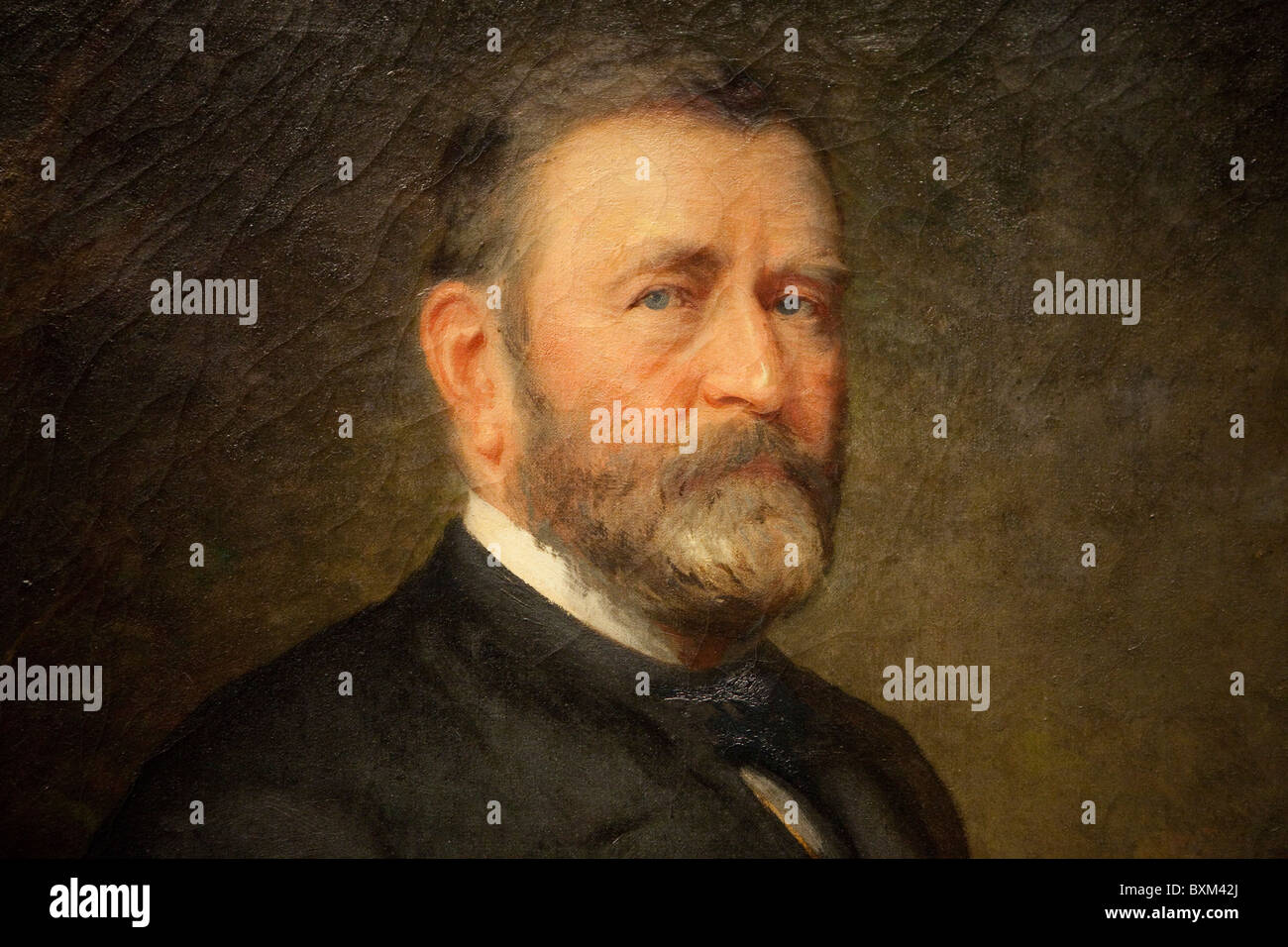 Malerei von Präsident Ulysses S. Grant, Thomas LeClear, 1880 Stockfoto