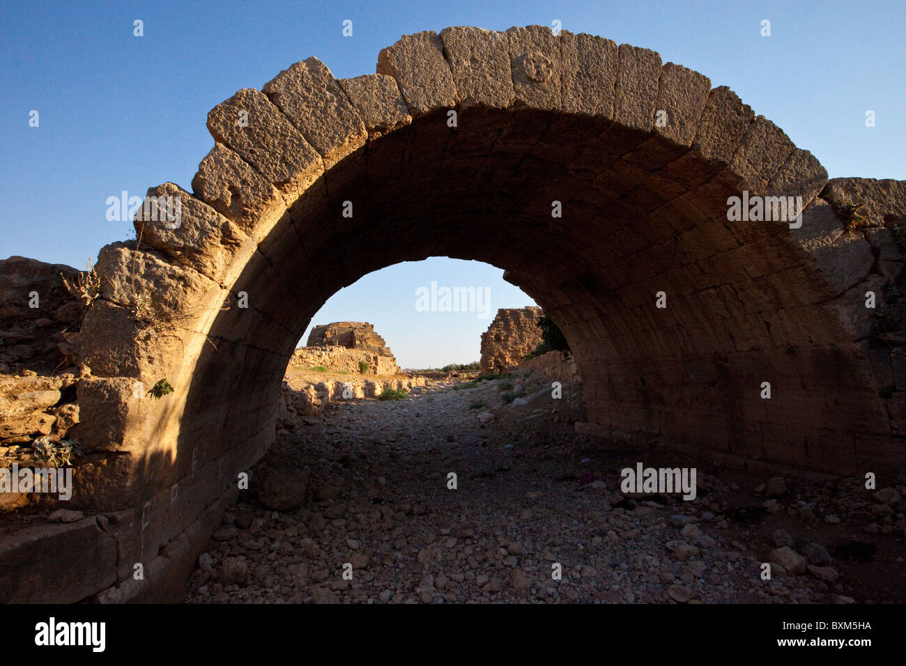Byzantinischen römischen Ruinen von Dara, Osttürkei Stockfoto