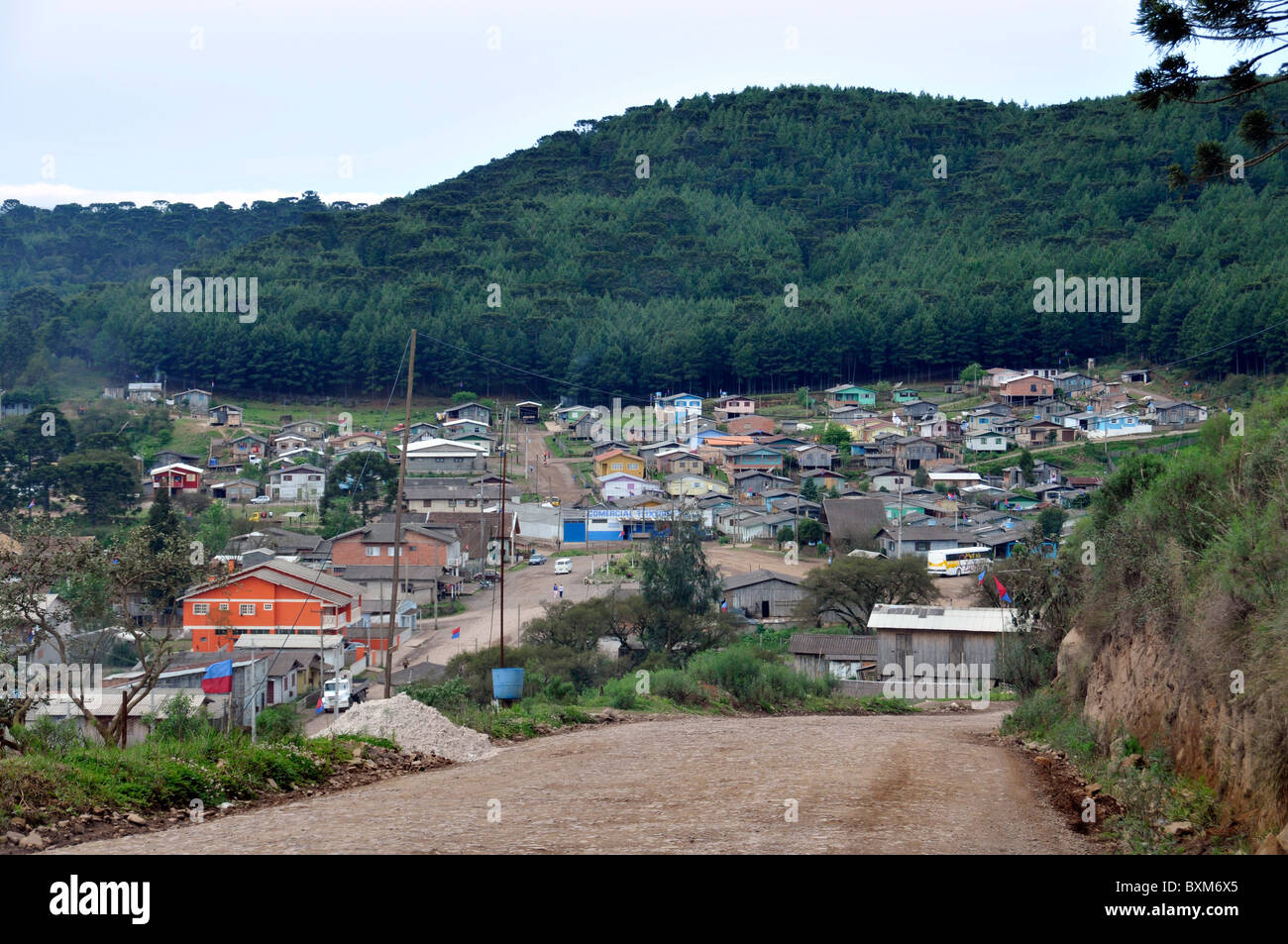 Dorf in der Nähe von Cambara do Sul, Rio Grande do Sul, Brasilien Stockfoto