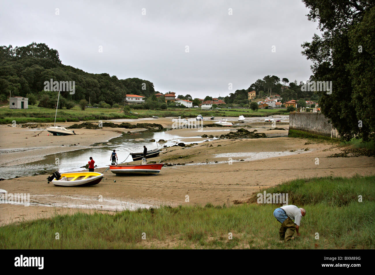 In der Nähe von Barro-zwischen Niembro und Celoria, Asturien, Spanien Stockfoto