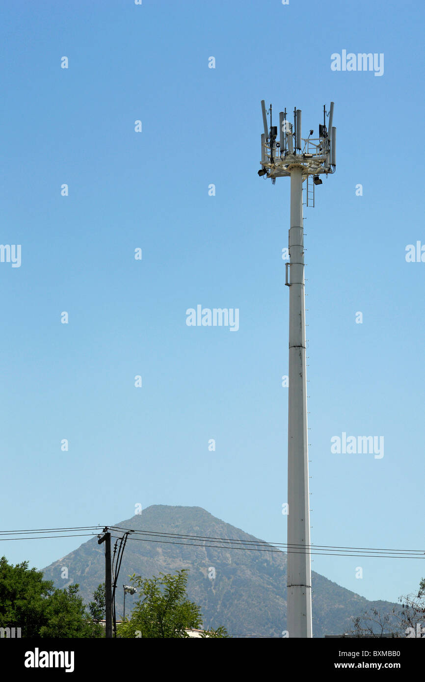 Antenne für Handy-Telefonie, Technologie des 21 Jahrhunderts Industrie. Stockfoto