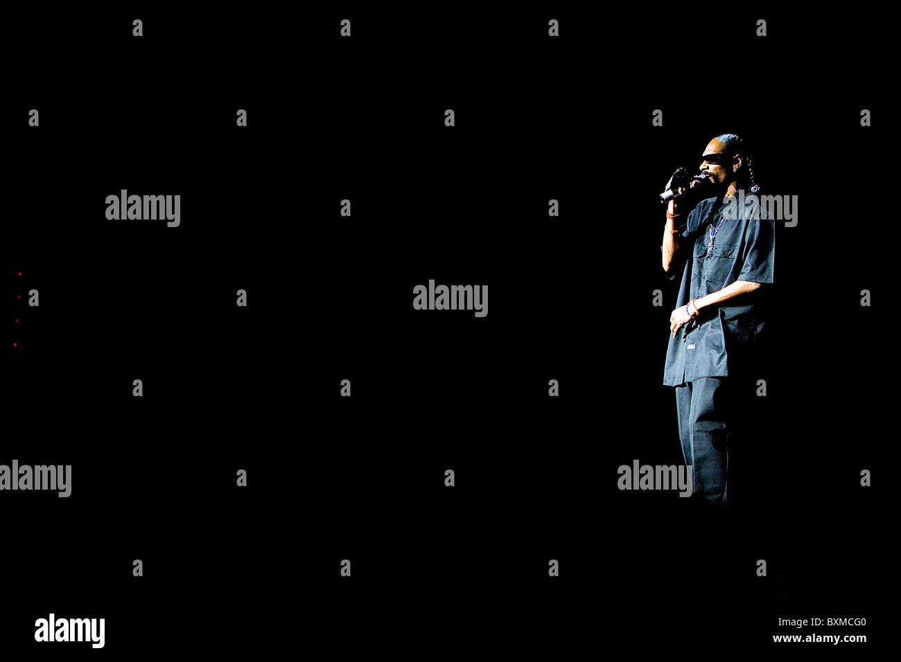 Snoop Dogg in Konzert Stockfoto