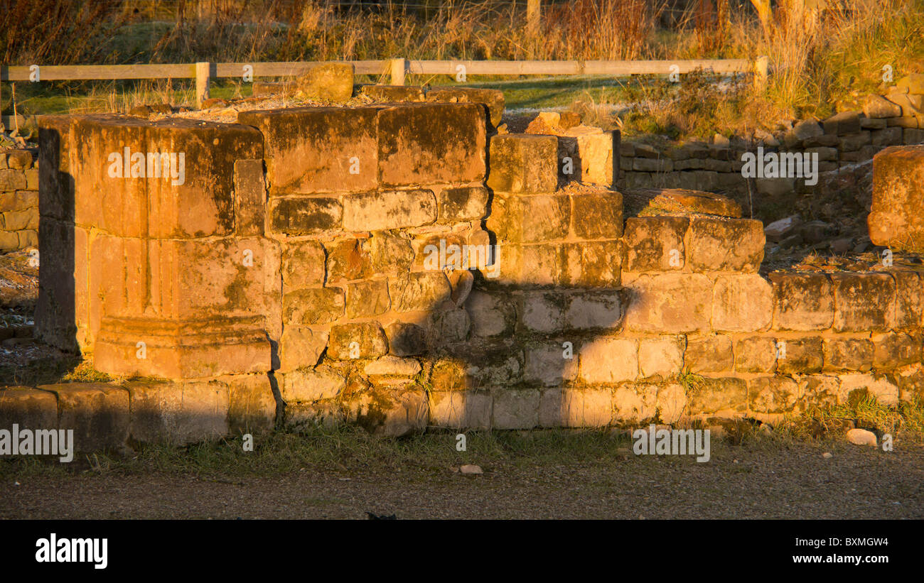 die Ruinen der Bordesley Abbey Redditch Worcestershire Midlands uk Stockfoto