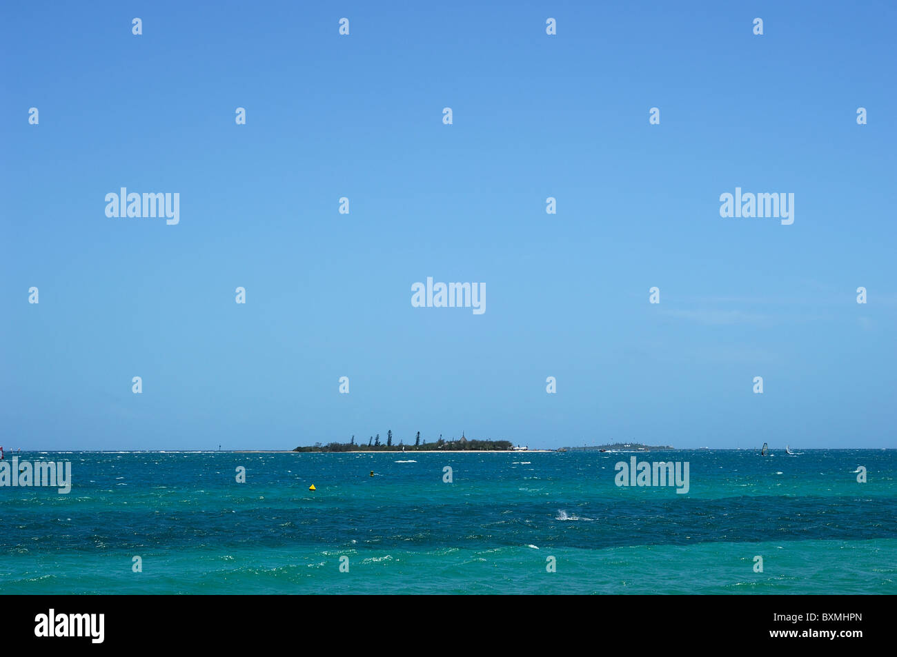 Ilot Canard (Canards) nur ab Nouméa Anse Vata, Neu-Kaledonien Stockfoto