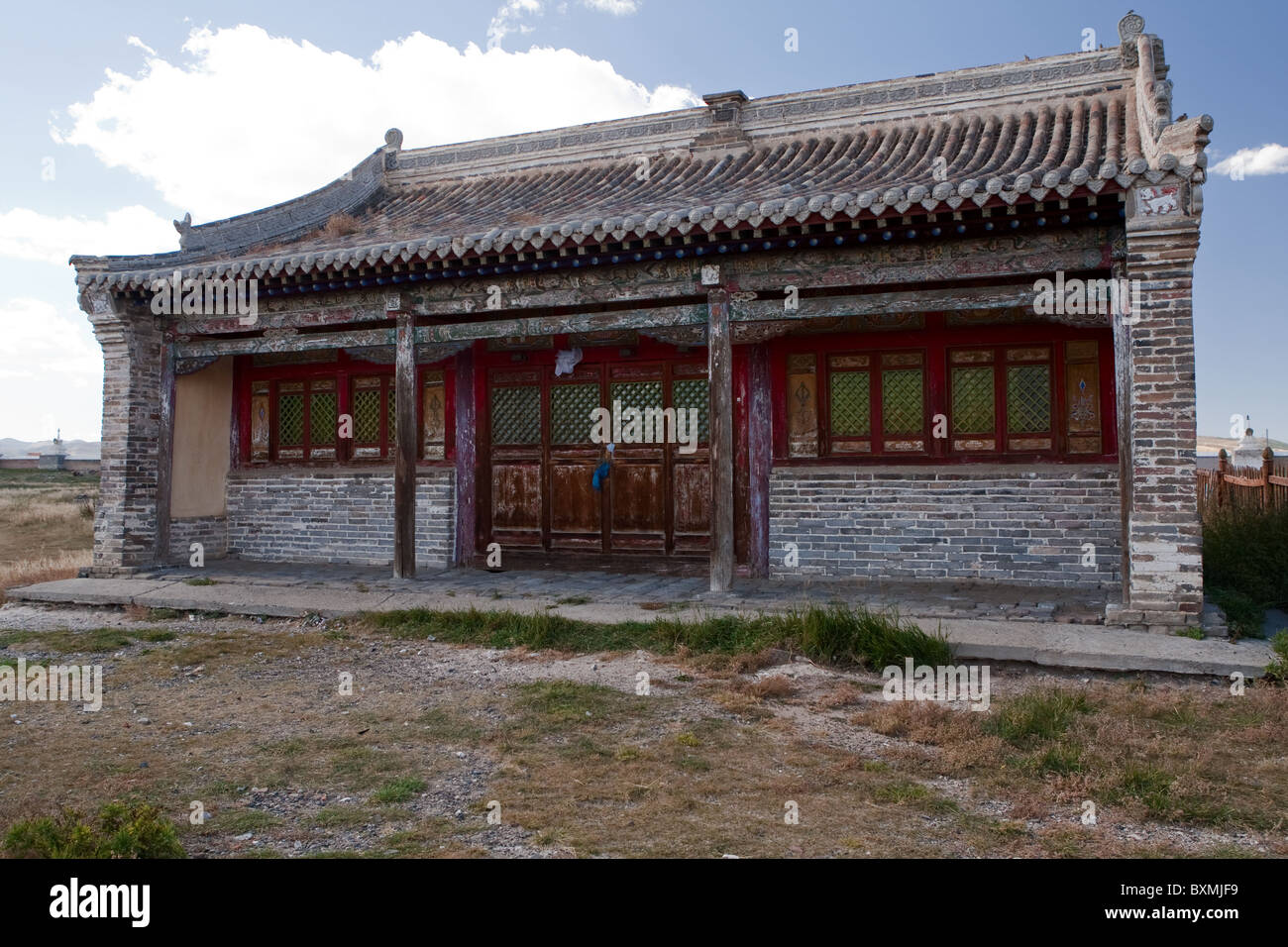 Erdene Zuu Khiid Rogachevo Village, Mongolei - Tempel Stockfoto