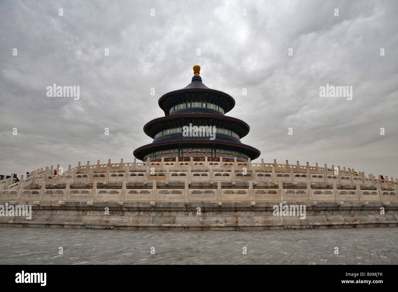 Touristen auf der Himmelstempel in Peking, China Stockfoto