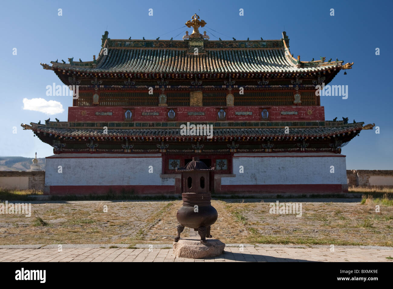 Erdene Zuu Khiid Rogachevo Village, Mongolei - wichtigste Tempel Stockfoto