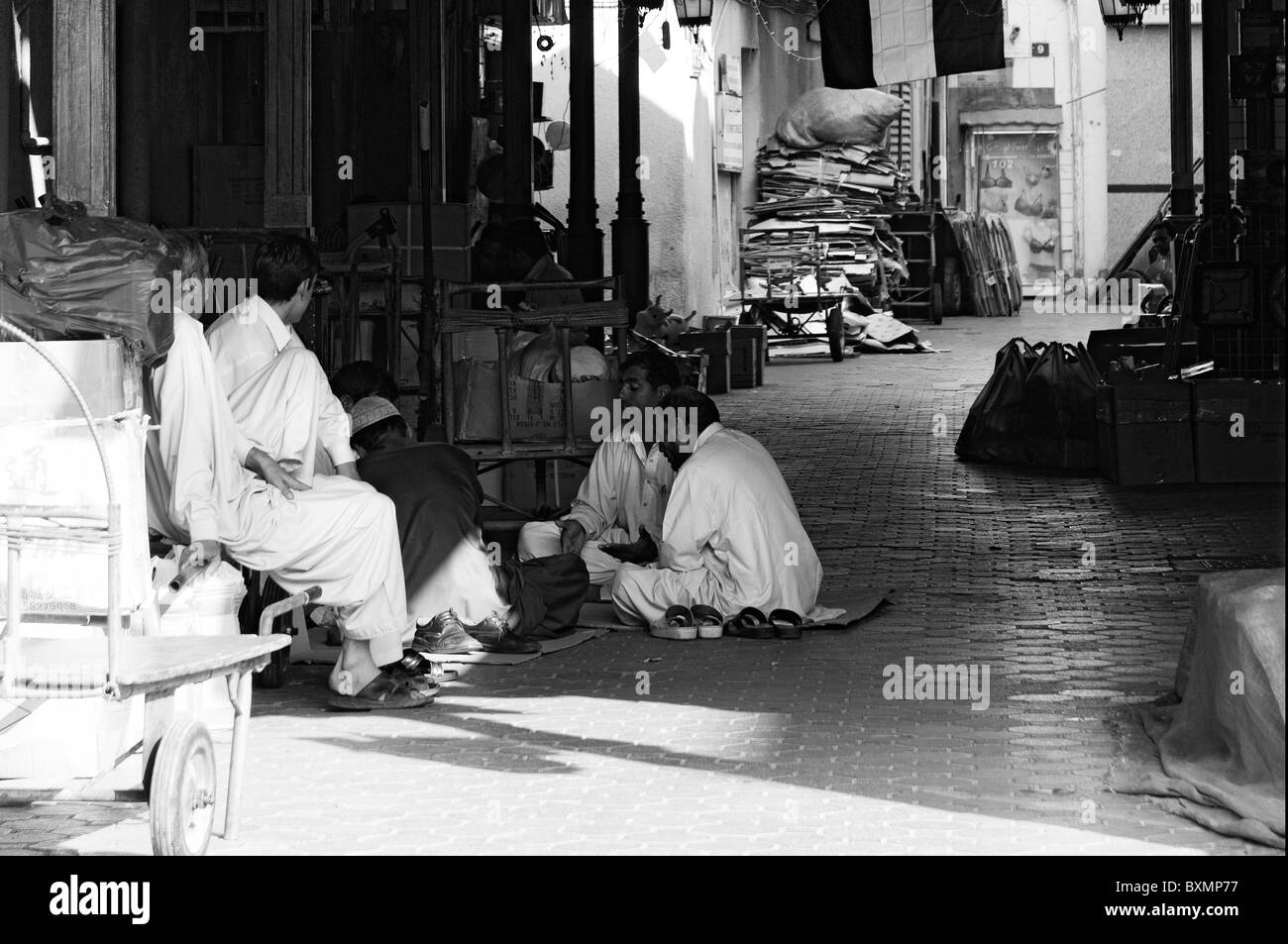 Menschen auf der Straße Stockfoto