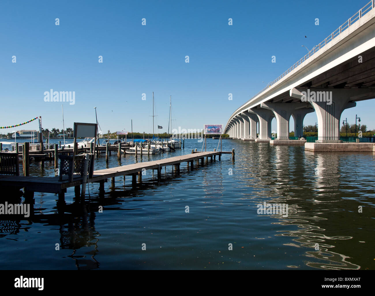 Beachland Boulevard in Fort Lauderdale Florida Stockfoto