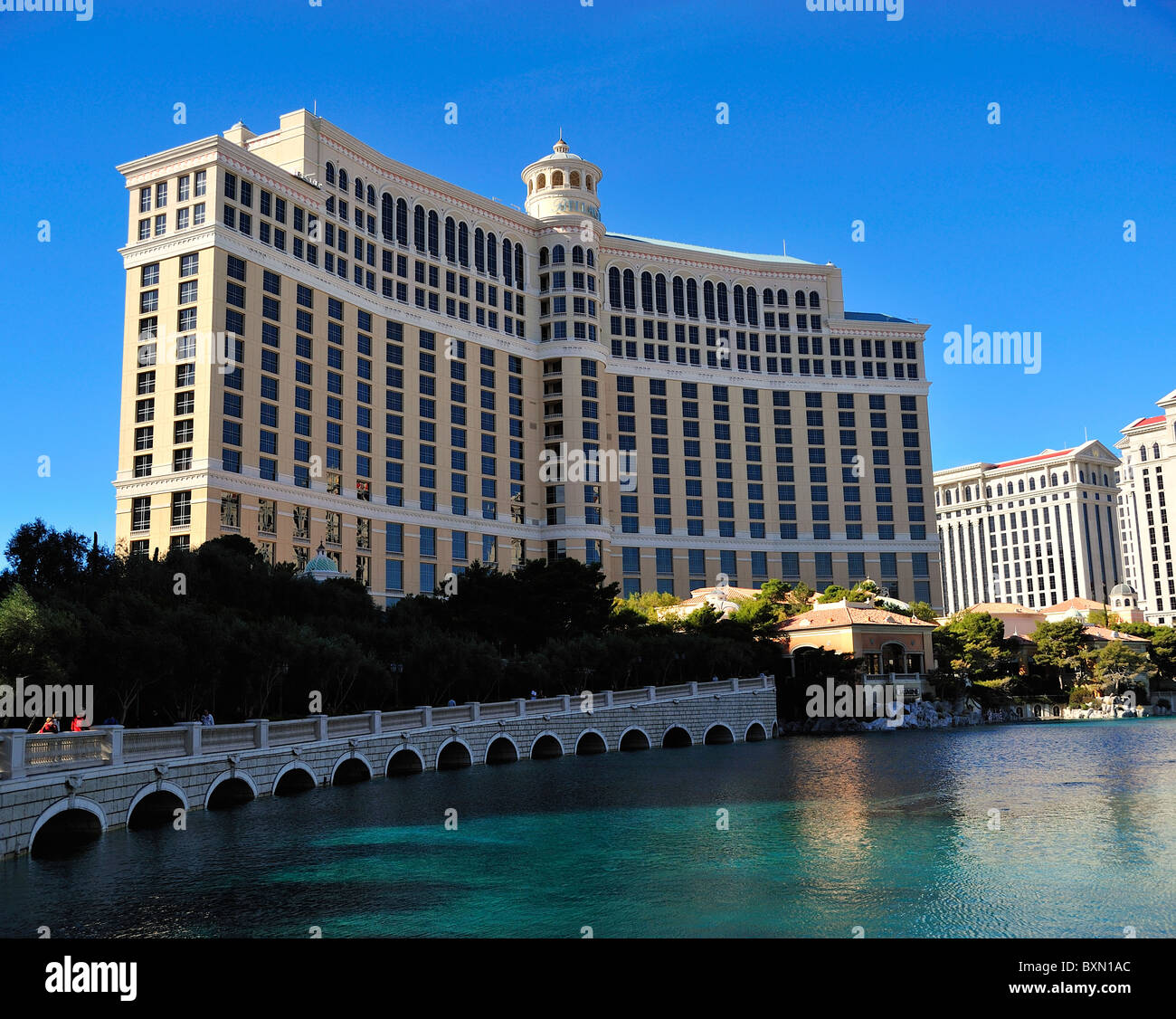 Bellagio Hotel Casino in Las Vegas Blvd. Stockfoto