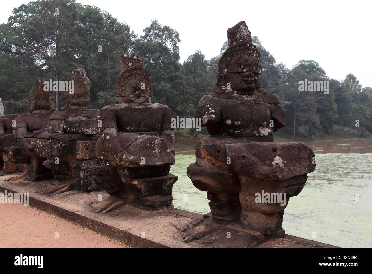 Eintritt in Angkor Wat. Foto V.D. Stockfoto