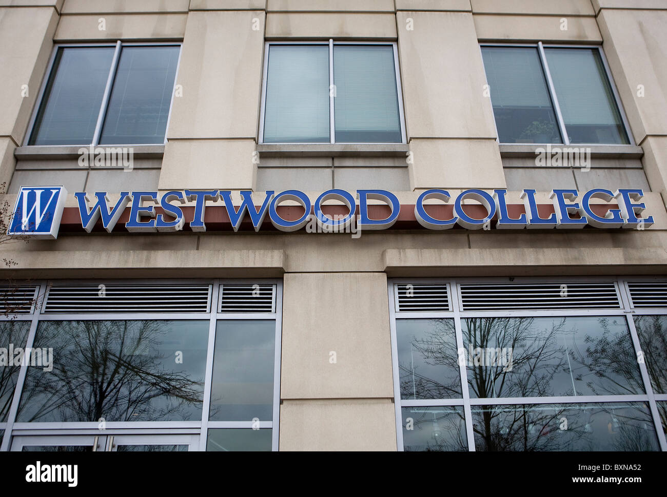 Westwood College for-Profit-Kollegium. Stockfoto